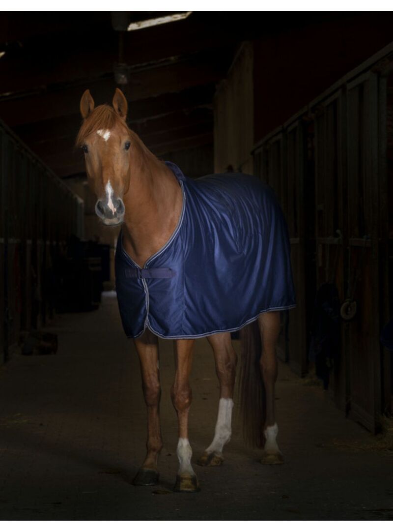 Manta Equithème "Microfleece" Estándar Marino