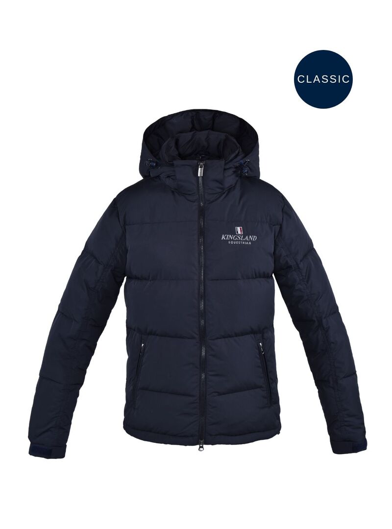 Chaqueta de Plumas con capucha Kingsland Classic Unisex Negro