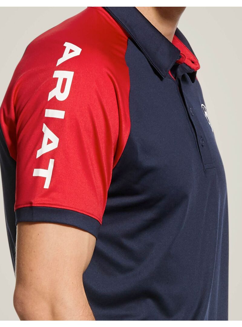 Polo Ariat Team 3.0 Hombre Marino