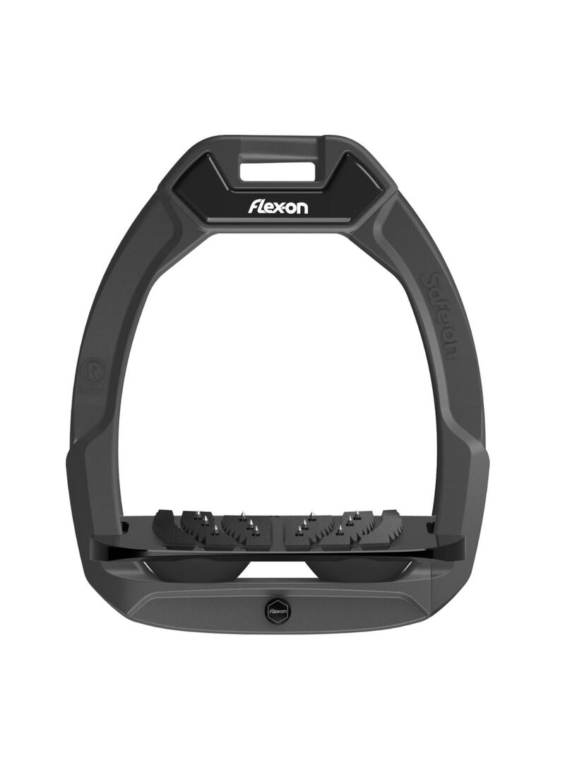 Estribo Safe-On Adulto Flex-on Ultra-Grip Inclinado Negro/Negro/Negro