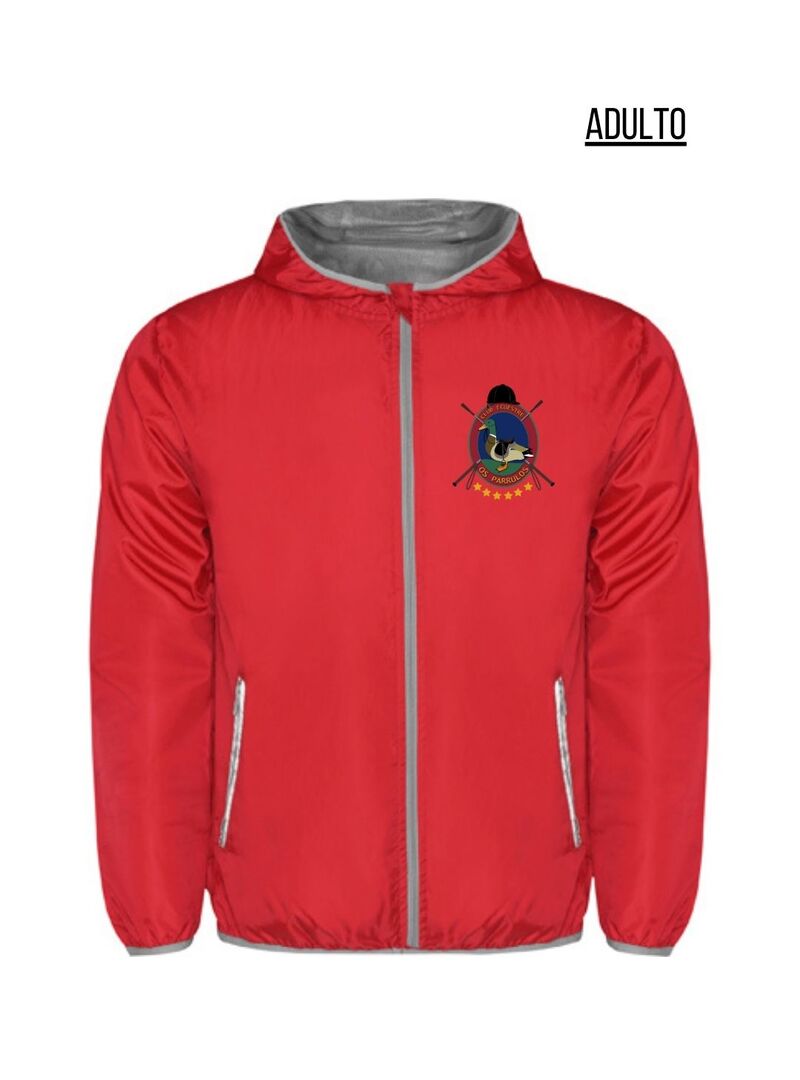 Chubasquero Adulto Os Parrulos Rojo