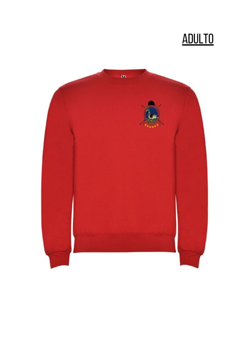 Sudadera Adulto Os Parrulos Rojo