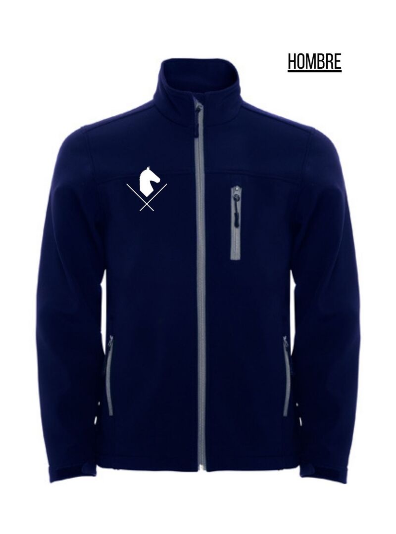 Chaqueta Softshell sin Capucha Hombre Rías Baixas Marino