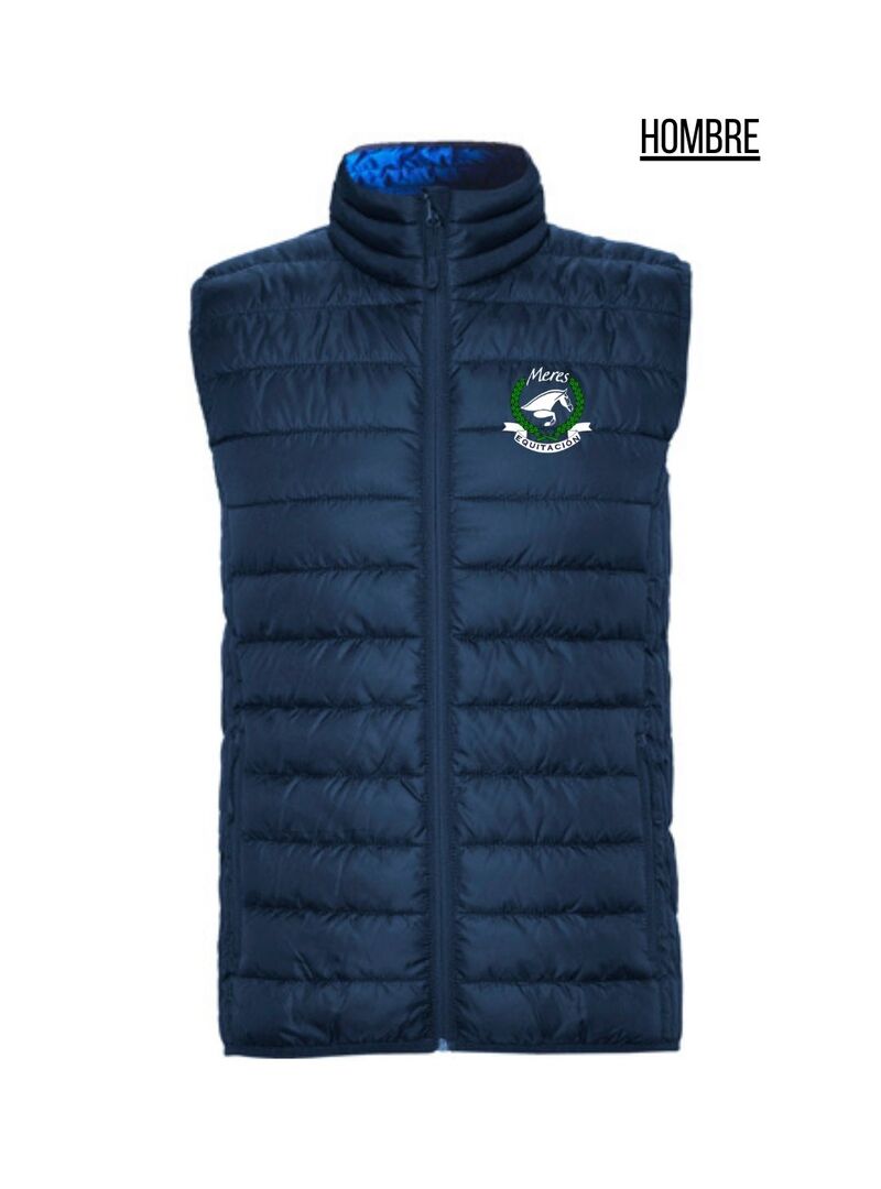 Chaleco Hombre Equitación Meres Marino