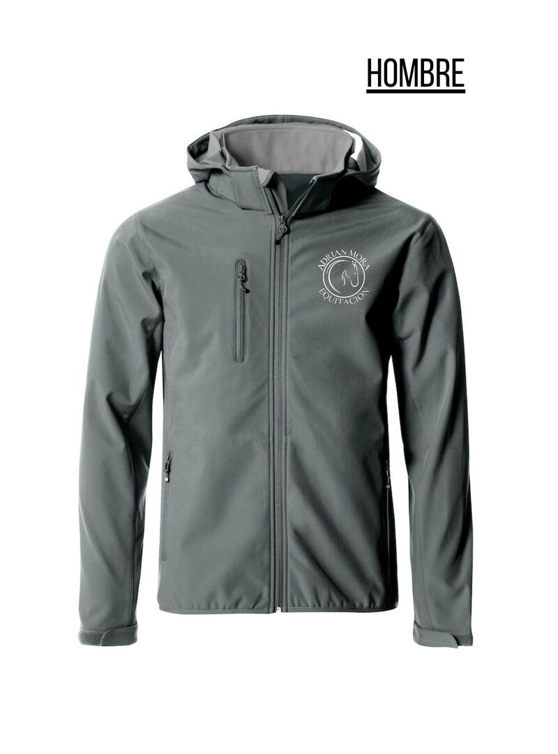 Chaqueta Softshell Hombre Adrián Mora Gris