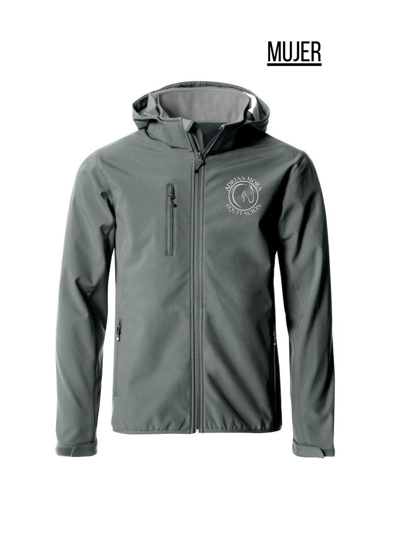 Chaqueta Softshell Mujer Adrián Mora Gris