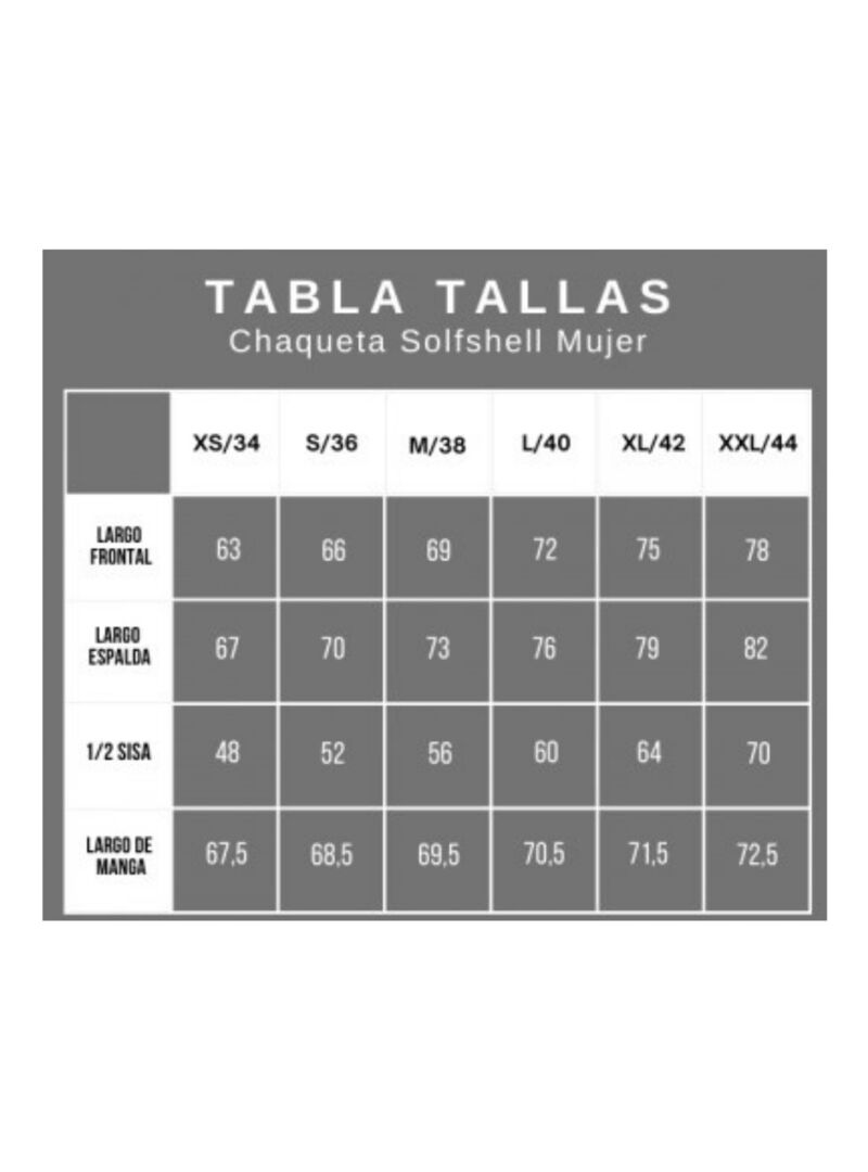 Chaqueta Softshell Mujer Adrián Mora Gris