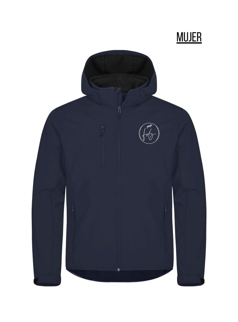 Chaqueta Mujer Softshell Fidel Davila Marino