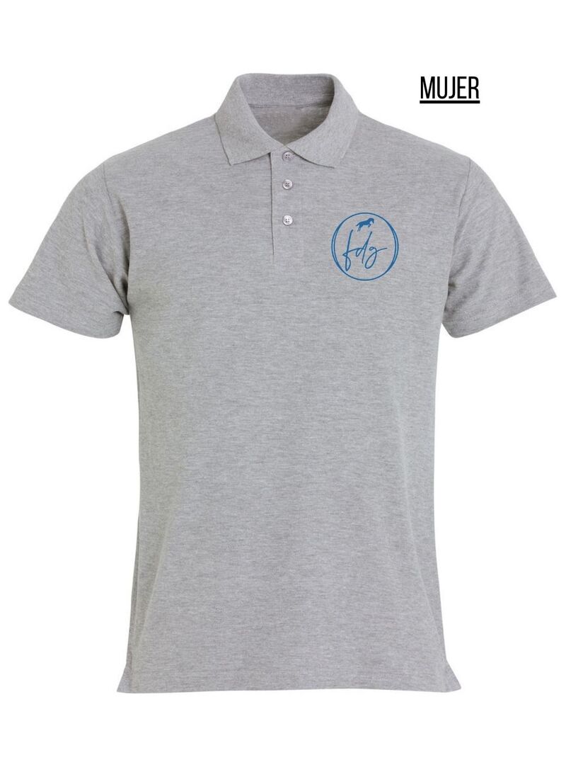 Polo Mujer Fidel Davila Gris