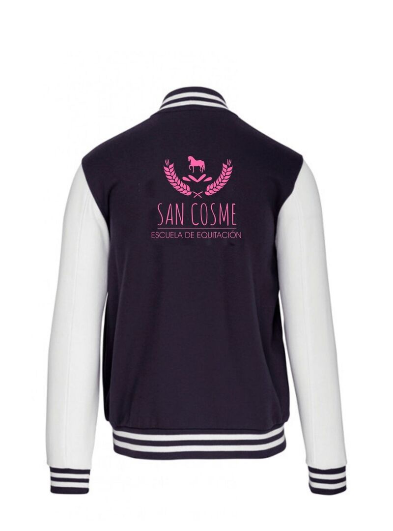 Chaqueta Universitaria Junior San Cosme Negro