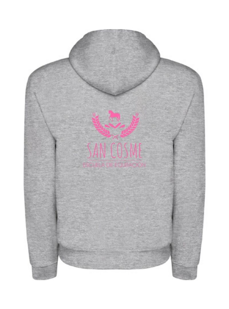 Sudadera con Capucha Adulto San Cosme Gris