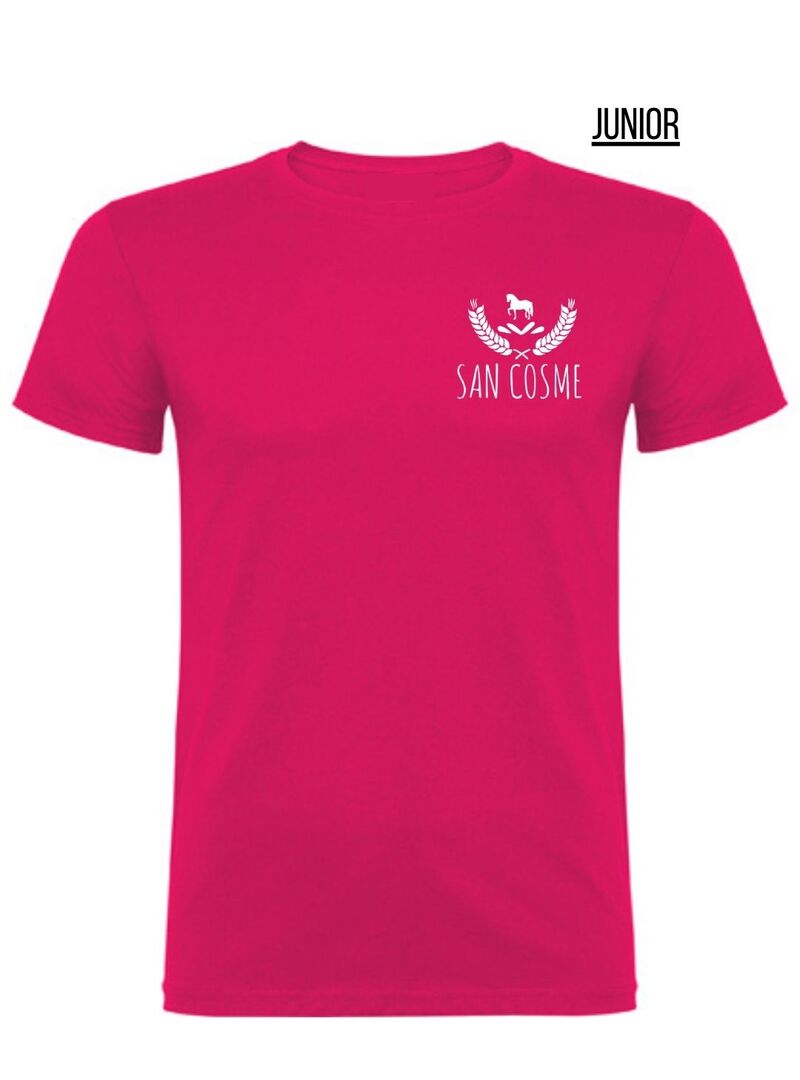 Camiseta Junior San Cosme Fucsia