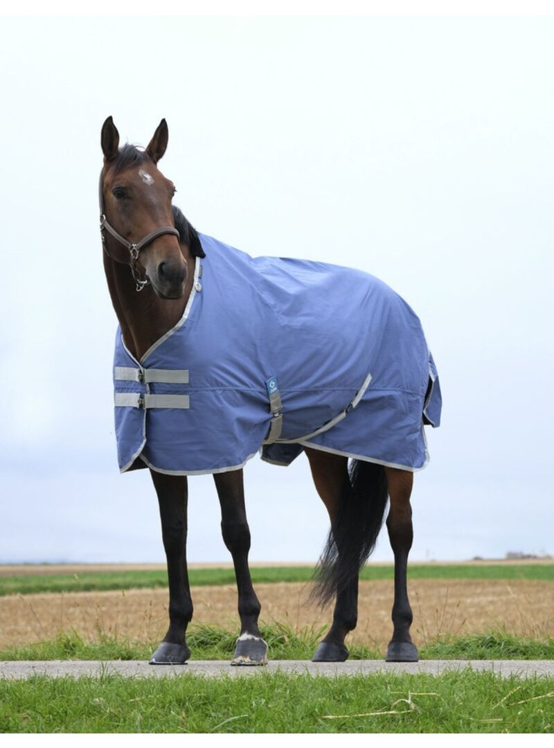 Manta de exterior impermeable Equithème "Tyrex 600D" 300 gr Verde