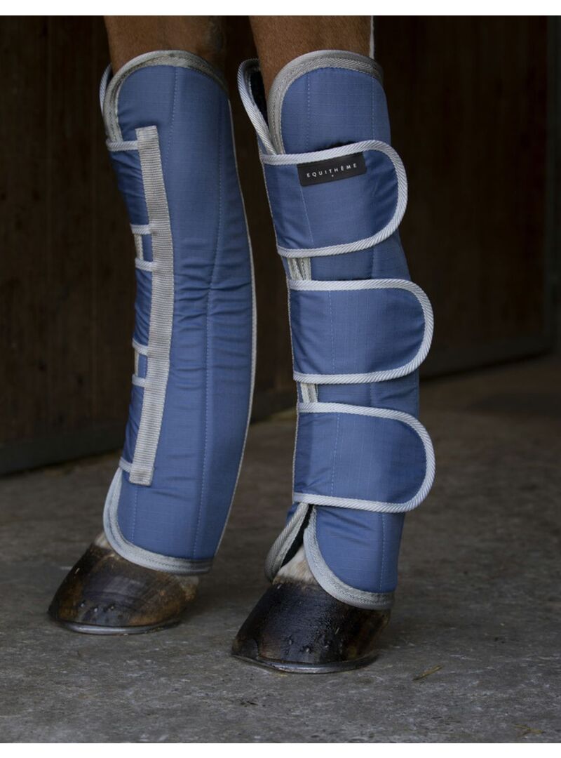 Protectores de transporte Equithème "Tyrex 600D" Marino