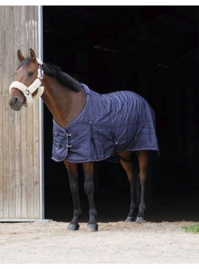 Manta de cuadra Equithème "840D" 50 gr Marino