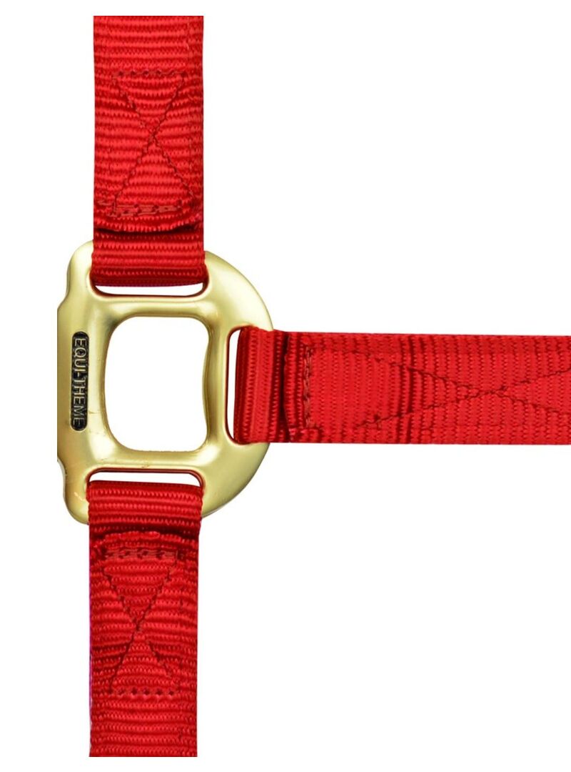 Cabezada de cuadra nylon Equithème "Nylon" Azul Royal