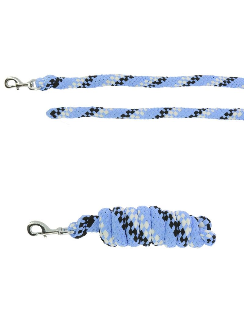 Ramal de amarre Equithème "Ligne" Marino/Oro Rosa/Blanco