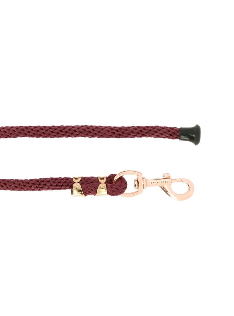 Ramal Equithème "Soft Rose Gold" Negro 2 m