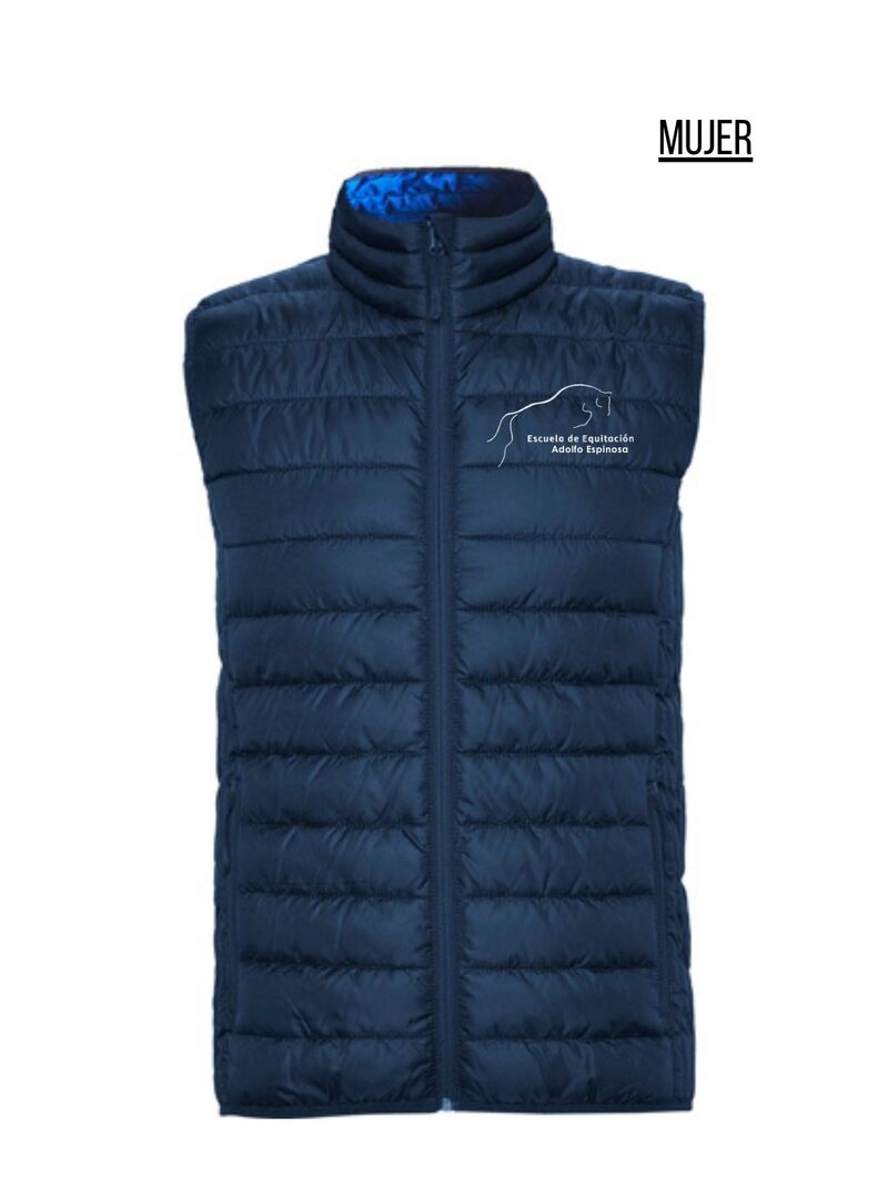 Chaleco Mujer Equitación Adolfo Espinosa Marino