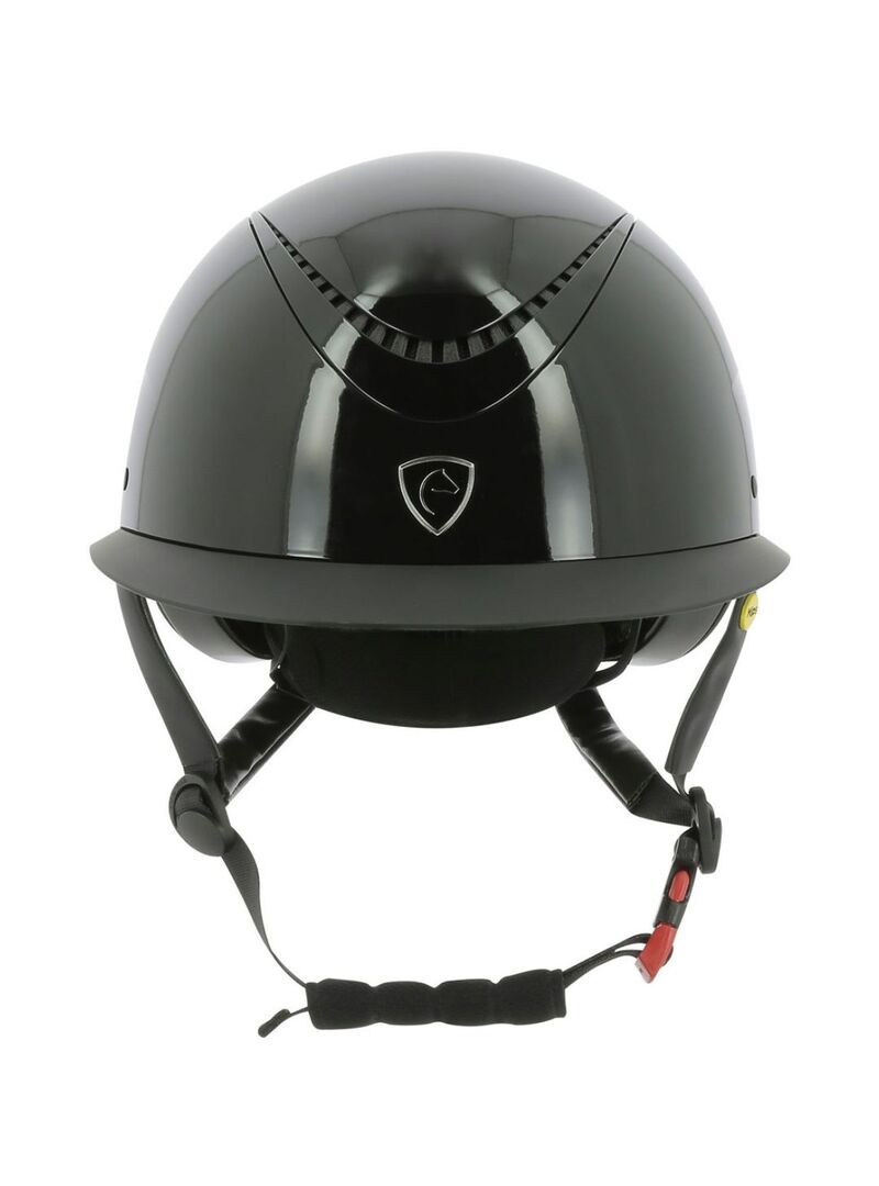 Casco Equithème “Wings” Negro Brillante