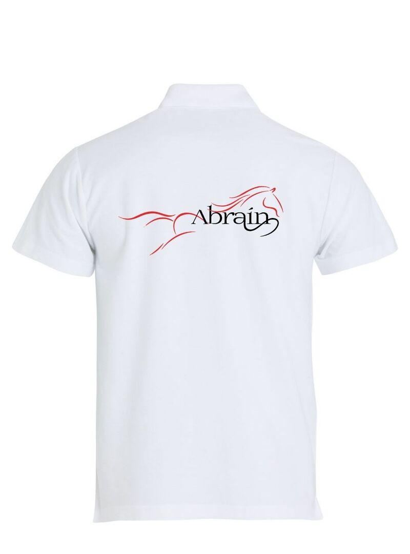 Polo Hombre ABRAIN Blanco