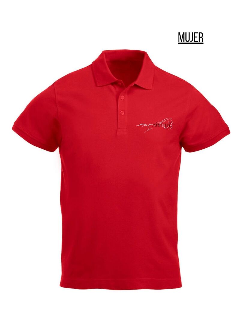 Polo Mujer ABRAIN Rojo