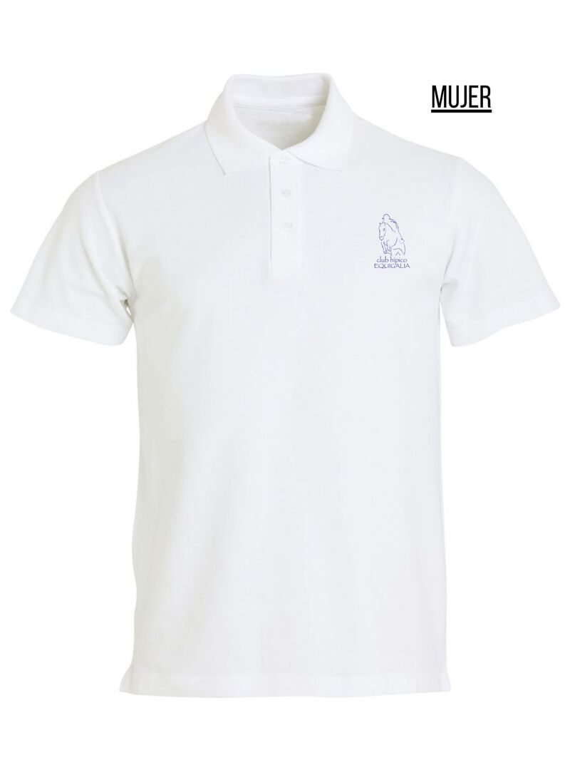 Polo Mujer EQUIGALIA Blanco