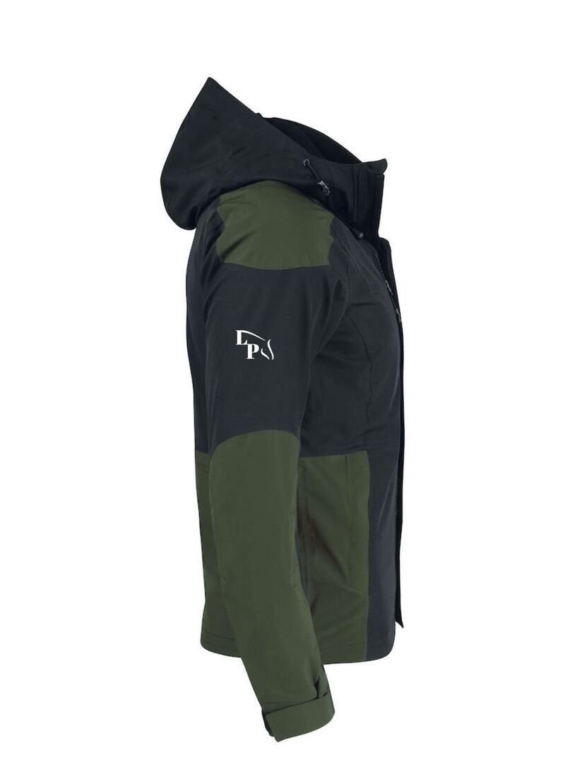 Chaqueta Trekking Adulto PORCHES Negra/Verde