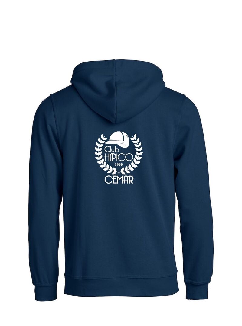Sudadera Canguro Junior con Capucha CEMAR Marino