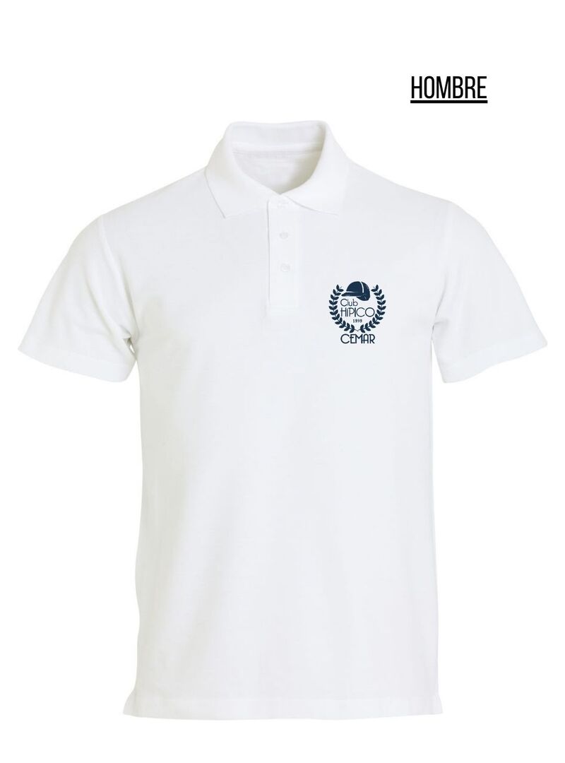 Polo Hombre CEMAR Blanco
