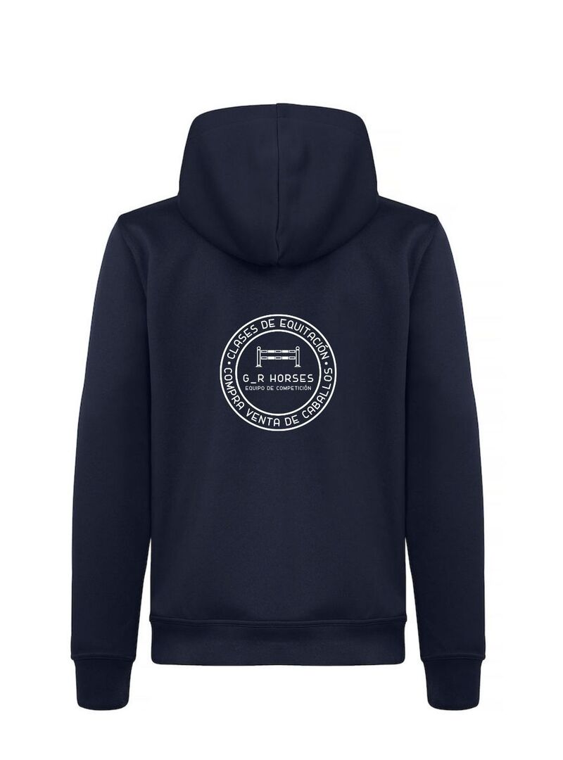 Sudadera con Capucha Adulto G_RHORSES Marino