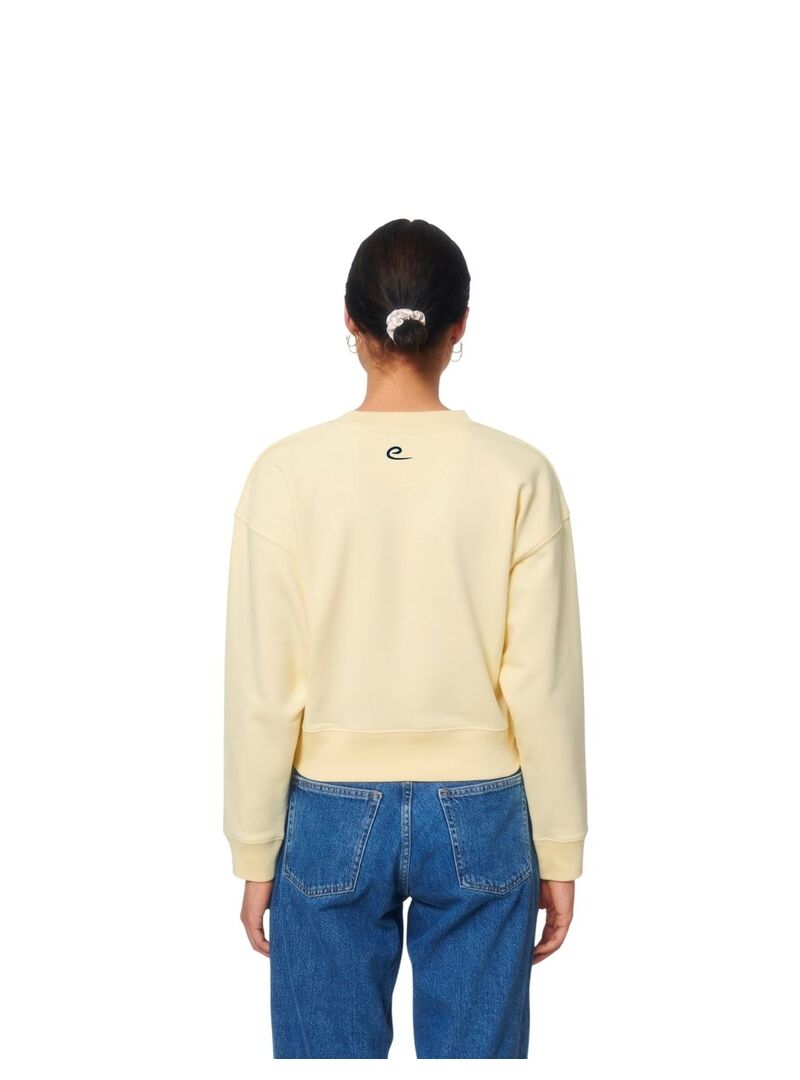 Sudadera Mujer Cuello Redondo EQUOALALMA Butter