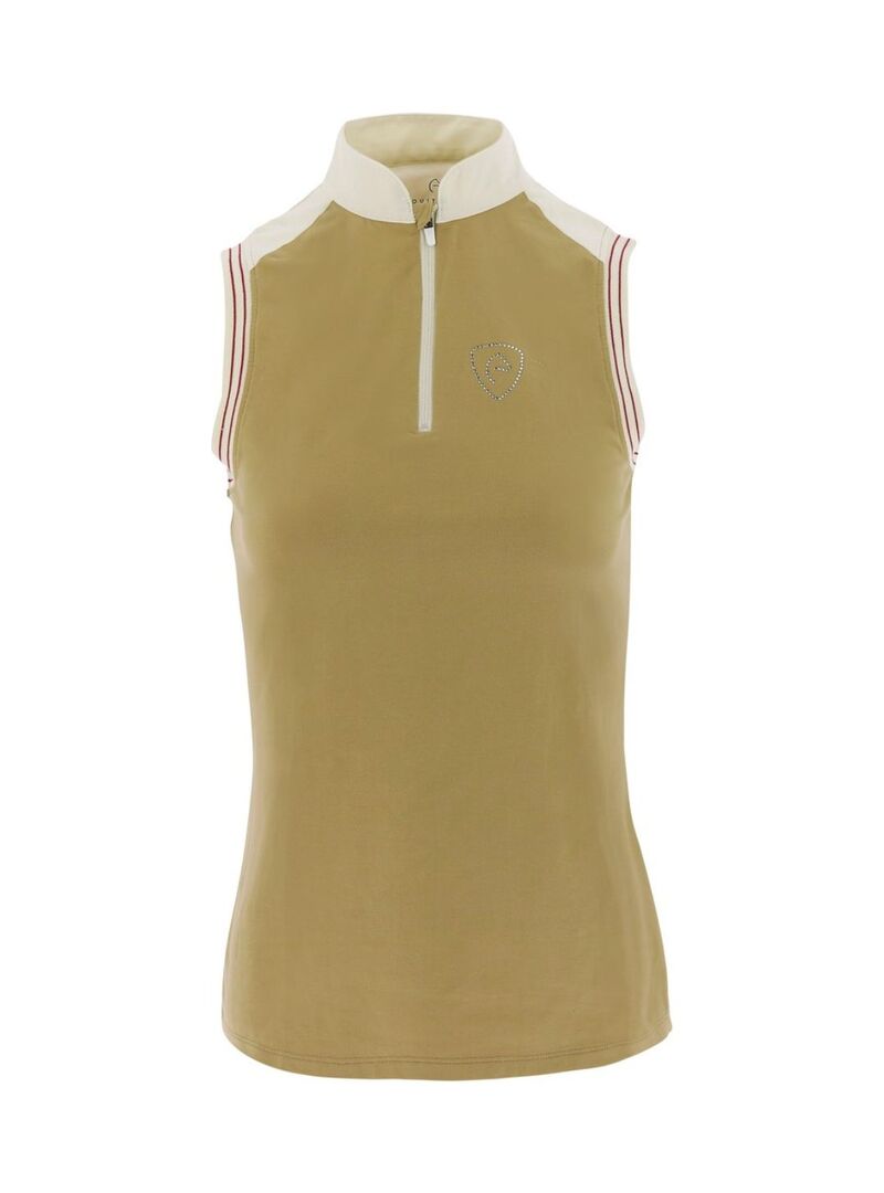 Polo de Jersey Equithème Sin Mangas Topo