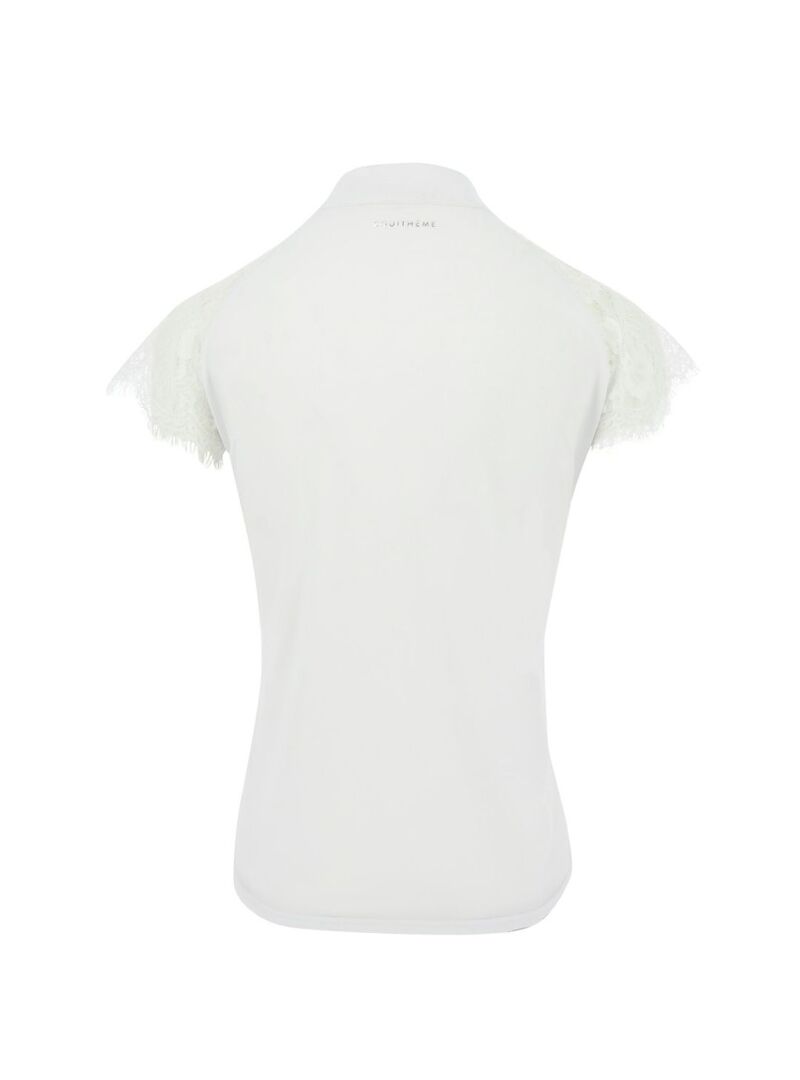 Polo Equithème “Hongkong” Mujer Blanco