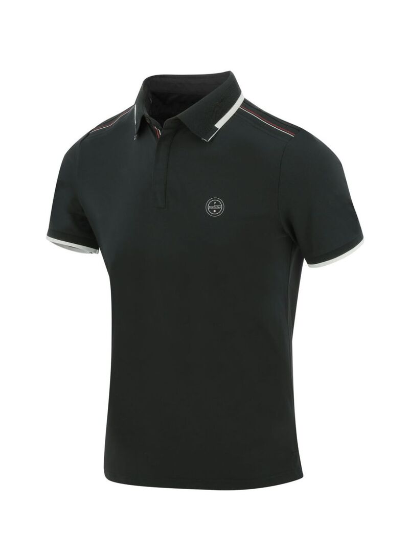 Polo Equithème “Léo” Hombre Negro