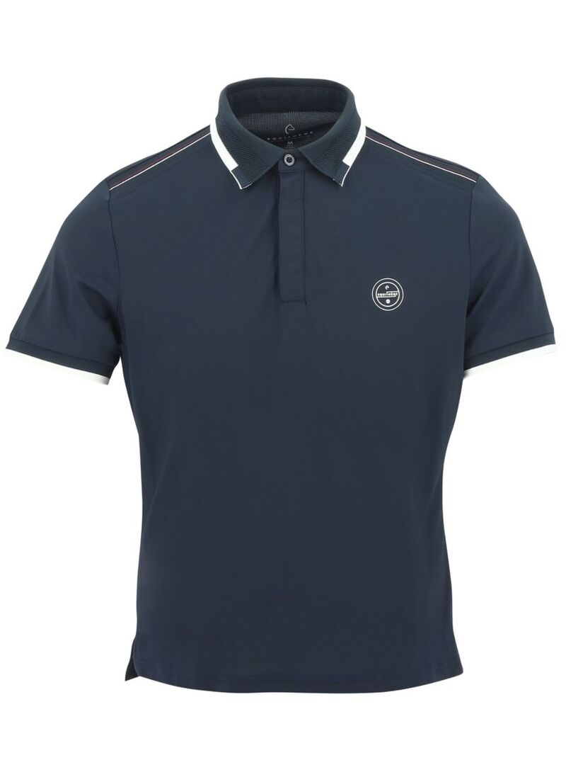 Polo Equithème “Léo” Hombre Negro