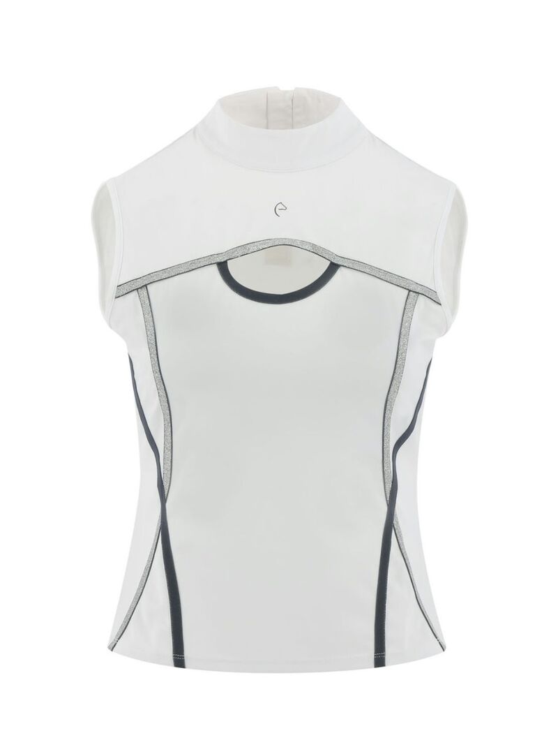 Polo Equithème “Puebla” Mujer Marino/Gris