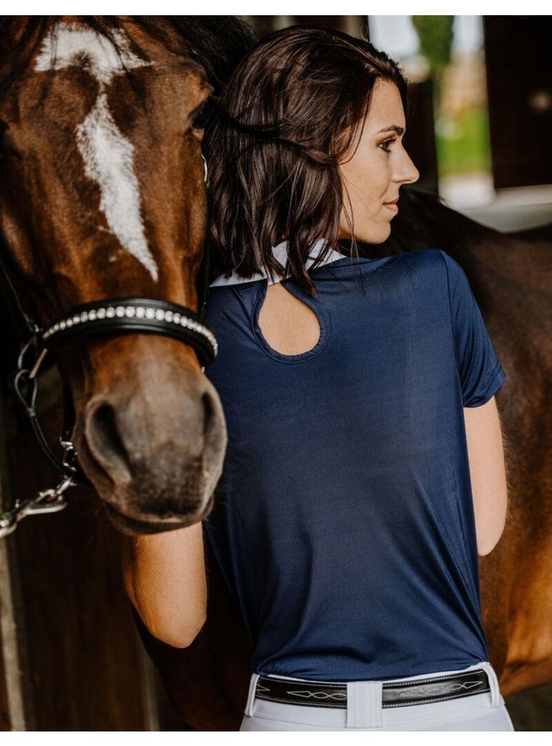 Polo Equitheme “London” Mujer Marino