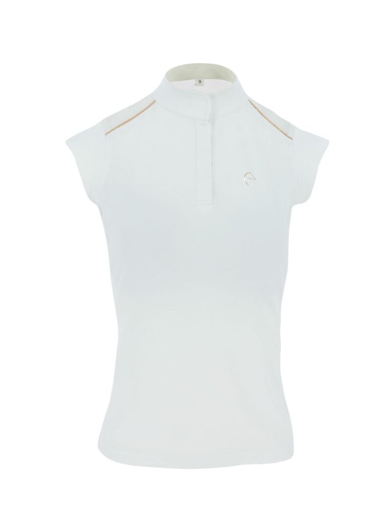 Polo Equithème “Brussels” Mujer Blanco