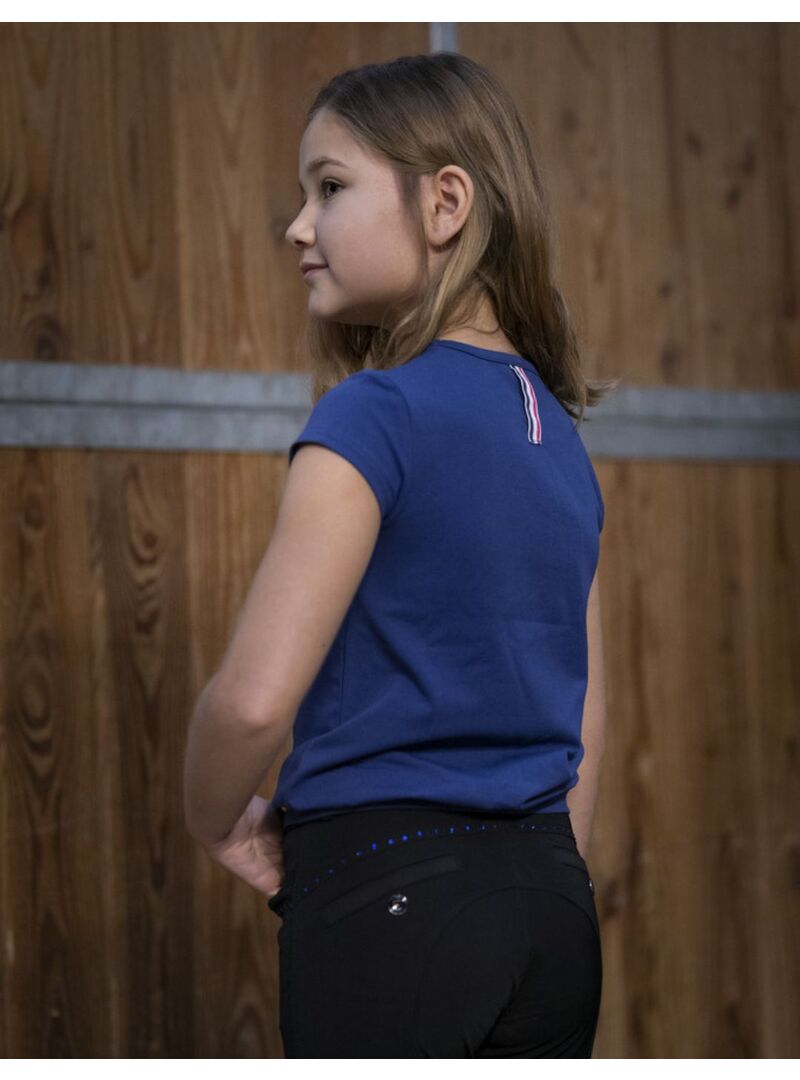 Camiseta Equithème “Janice” Junior Marino