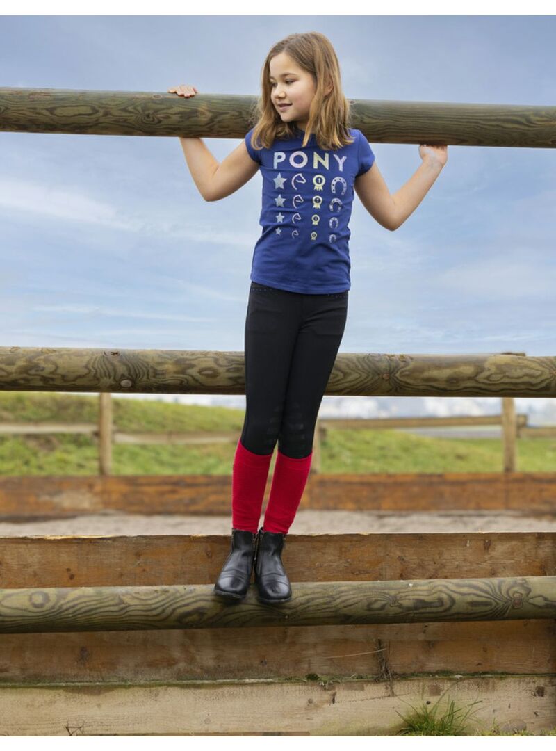 Camiseta Equithème “Lise” Junior Marino