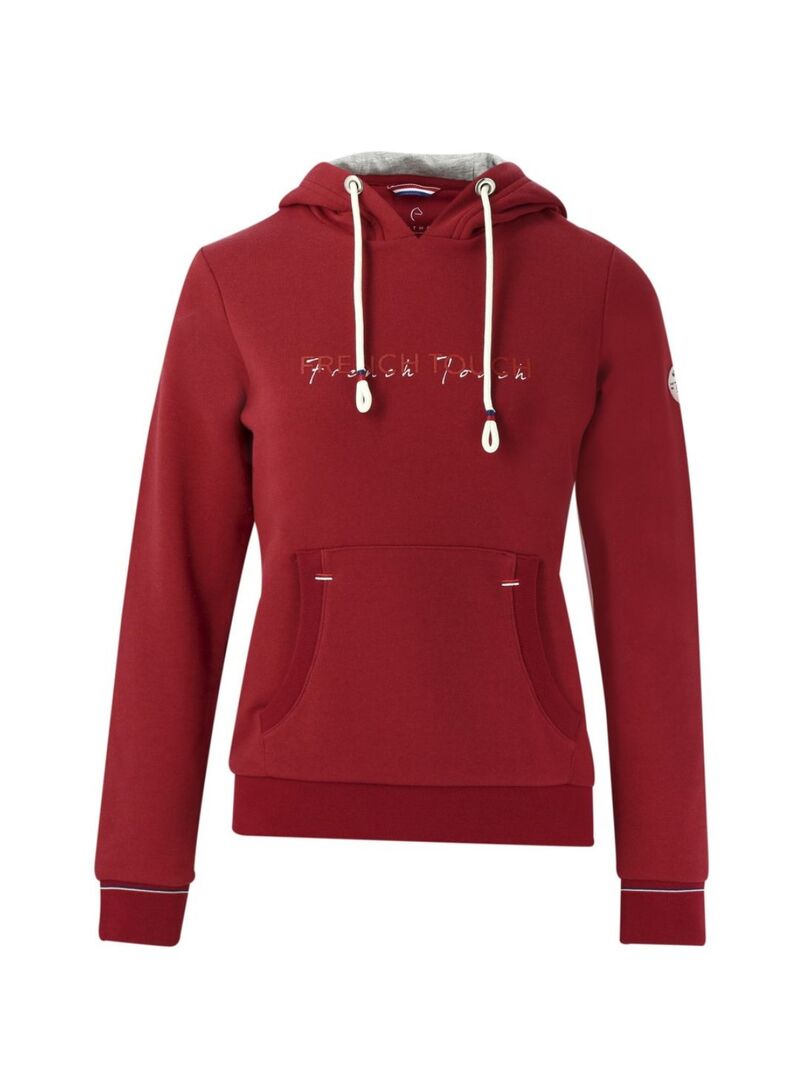 Sudadera con Capucha Equithème “Britney” Gris Moteado