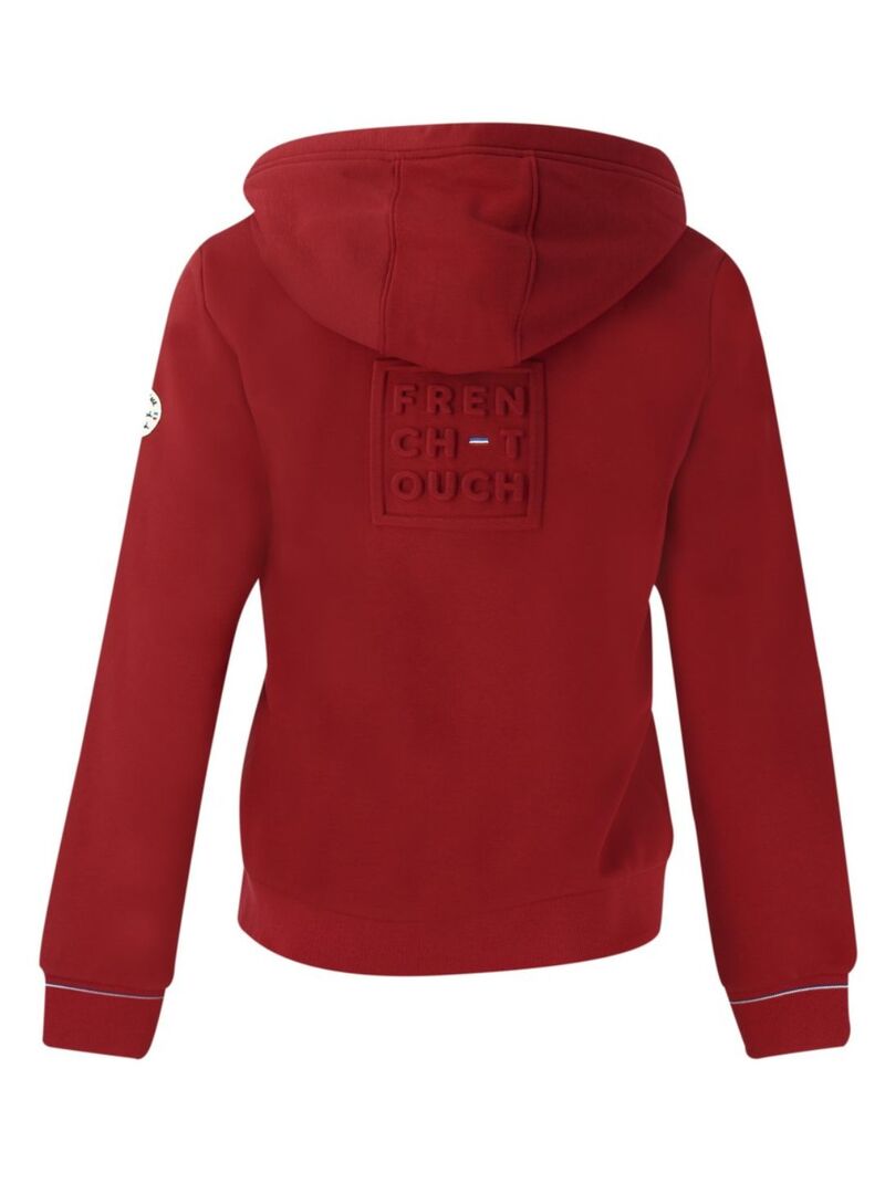 Sudadera con Cremallera Equith’eme “Courtney” Cereza