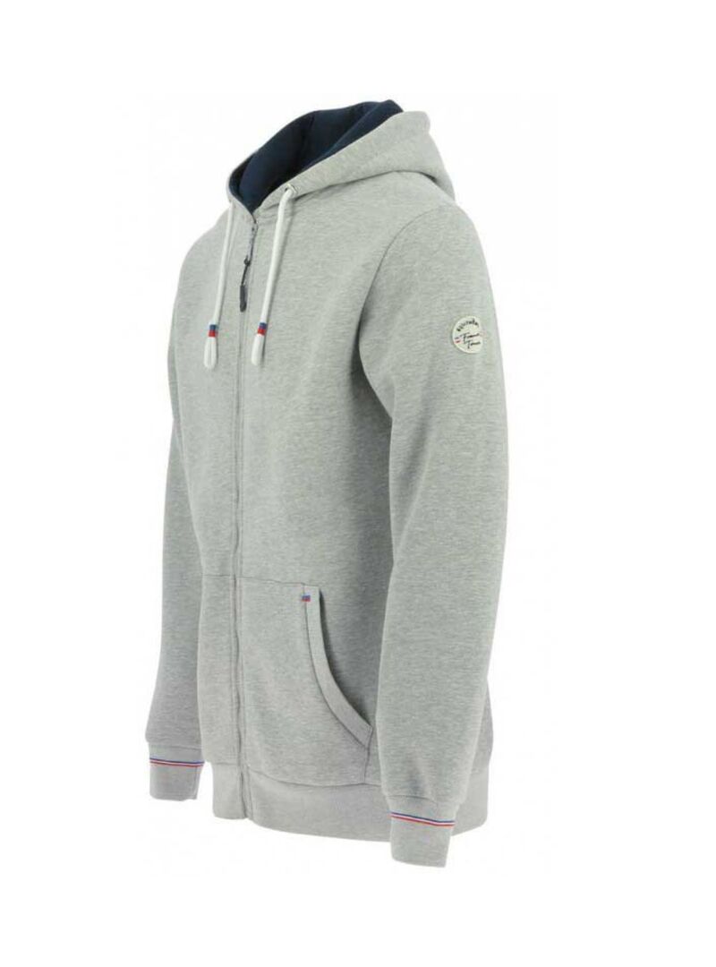 Sudadera con Cremallera Equith’eme “Courtney” Gris Moteado