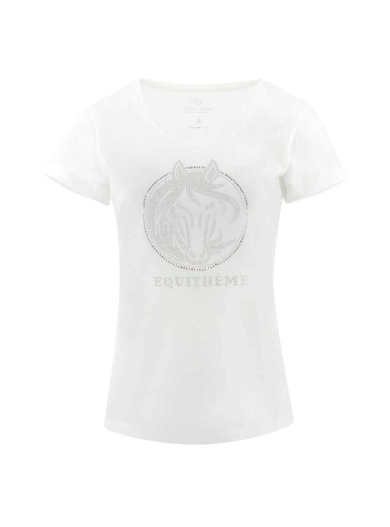 Camiseta Equithème “Magali” Mujer Blanco