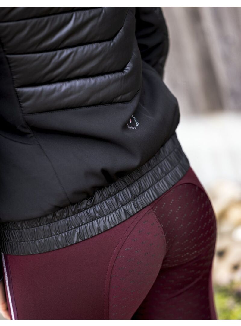 Chaqueta Softshell Equithème “Mona” Mujer Negro