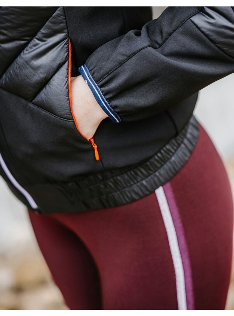 Chaqueta Softshell Equithème “Mona” Mujer Negro