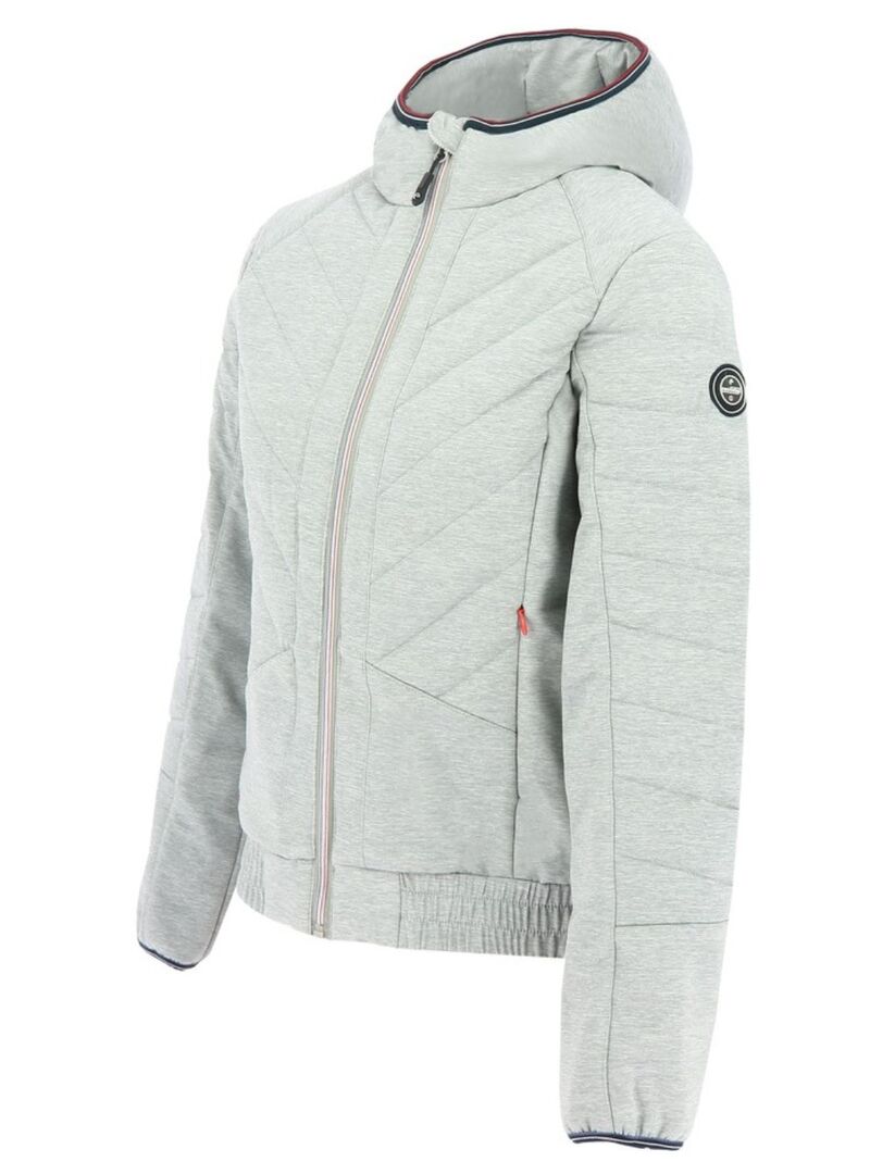 Chaqueta Softshell Equithème “Mona” Mujer Gris Chino