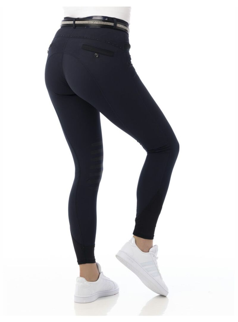 Pantalón Equithème “Safir” Mujer Marino/Negro