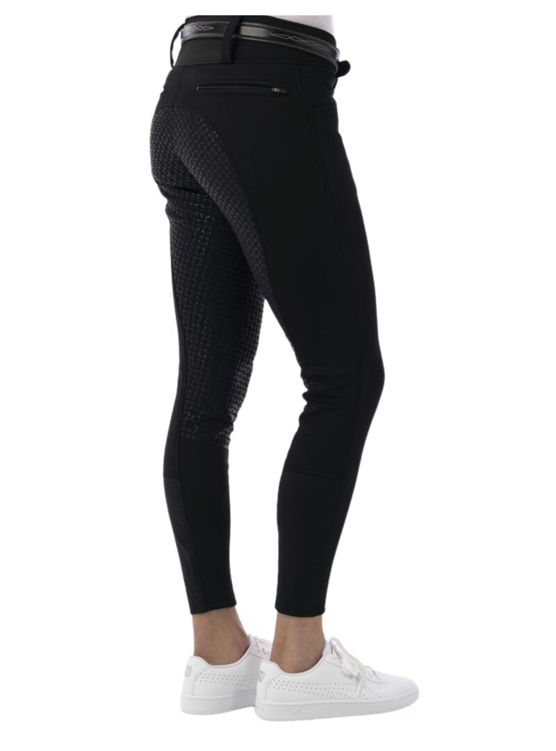 Pantalón Softhsell Equithème “Zermatt” con Culera de Silicona Hombre Negro